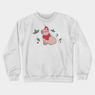 Christmas Capybara [Colour] Crewneck Sweatshirt